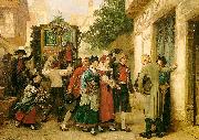 Gustave Brion Wedding Procession USA oil painting artist